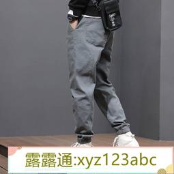 &lt;嚴選&gt;褲男 工裝褲 潮牌學生直筒寬松小腳哈倫褲男生韓版潮流九分褲男露天拍賣xyz123abc 歷史價格詳細信息