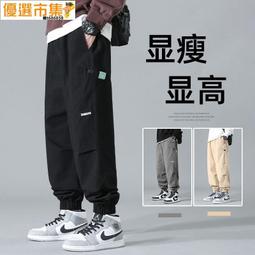 優選市集！休閒褲 男士秋冬新款運動褲 九分褲 ins長褲 夏季束口褲子男寬鬆百搭潮流長褲 束口褲 運動褲 休閒褲 男生長 歷史價格詳細信息