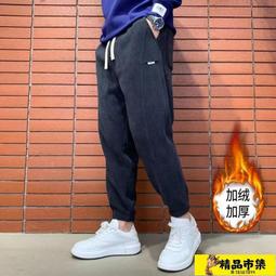 工作褲男 休閒褲男 褲子男 工裝褲子男士秋季新款潮牌寬松大碼純棉美式耐磨多口袋休閑束腳褲 歷史價格詳細信息