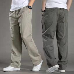 秋季褲子男款休閒工作服褲寬鬆純棉束口褲男士九分2023春秋新款男褲 歷史價格詳細信息