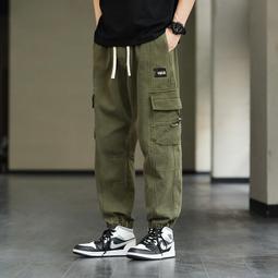 工裝褲男 秋季美式工裝褲子 寬鬆機能褲 城市戶外通勤山系戰術褲 休閒長褲 男生褲子 M-5XL 歷史價格詳細信息