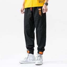 魔術貼束腳衛褲男秋冬季加絨加厚寬松秋季休閑褲子灰色運動褲長褲 歷史價格詳細信息