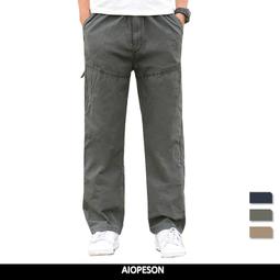 側口袋工作褲 寬鬆休閒長褲 工裝長褲 多口袋工裝褲  (LFWG48)【FIZZE】 歷史價格詳細信息
