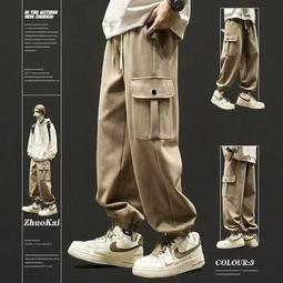 美式運動長褲寬鬆休閒直筒籃球褲束腳復古訓練跑步褲男士透氣褲子 歷史價格詳細信息