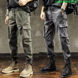工裝褲子男女  超酷暗黑設計小眾高級感復古百搭褶皺休閒褲街頭工裝褲子男女 歷史價格詳細信息