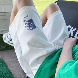 華夫格褲子男款春秋冬季加絨加厚直筒衛褲潮牌男生運動闊腿休閑褲 歷史價格詳細信息