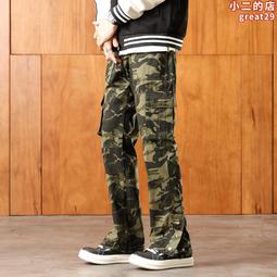 春季新款工裝褲男阿美咔嘰寬鬆直筒褲美式多口袋長褲A083-Z556 歷史價格詳細信息