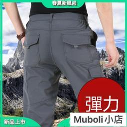 彈力工作褲 多口袋速乾工作褲 夏季薄款晾感工裝褲 戶外工作褲 寬鬆薄款 防潑水褲 男休閑褲 歷史價格詳細信息