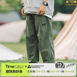 日系復古工裝子男士春秋季新款機能戶外通勤高街百搭束腳休閑 歷史價格詳細信息