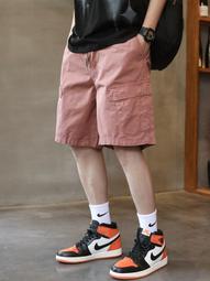 現貨 工裝褲男 褲子男 復古高街休閑長褲男士春秋款寬松直筒褲子日系潮牌痞帥百搭闊腿褲 歷史價格詳細信息