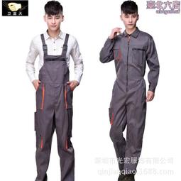 連身工作服 汽修工作服 連身工裝 長袖工作服牛仔連身服 外貿厚夏季短袖機修電焊日本工作服廠礦進口勞保船員-鑫星精選 歷史價格詳細信息