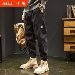 痞帥男童褲子春秋冬款兒童炸街加絨工裝褲一體絨2023新款中大童潮 歷史價格詳細信息