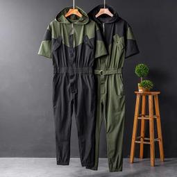 連身工作服套裝男女工裝服汽修機修工裝廠服工人表演勞保服連身衣 連身工作服 連身工裝  連身工作服  勞保 連-鑫星精選 歷史價格詳細信息