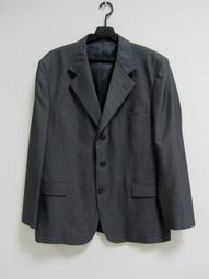 台灣製   MONTAGUT 39號 白粉條紋 長袖襯衫乙件    八五成新 歷史價格詳細信息