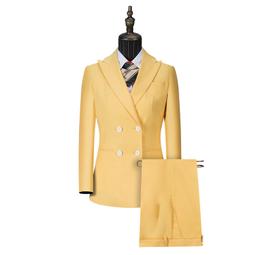 【星月】可定製秋冬男士西裝私人定製修身韓潮西服套裝商務正裝定製 歷史價格詳細信息