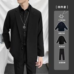 小西裝男韓版潮流ins寬鬆休閒情侶夾克上衣2023新款春秋西裝外套（滿599元免運） 歷史價格詳細信息
