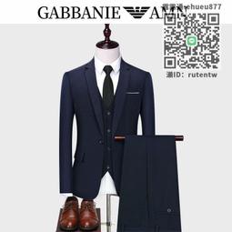 西服套裝三件套男士韓版修身職業正裝新郎伴郎結婚商務休閒英倫風 歷史價格詳細信息