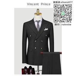 韓版修身英倫風商務職業正裝西服套裝女三件套西裝男結婚新郎禮服 歷史價格詳細信息