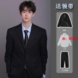 【免運】西裝 修身西裝 西裝外套 伴郎西裝 工作西裝 高級感小西裝男 一整套大學生西裝 全套男輕商務正裝 韓版西裝男套裝 歷史價格詳細信息