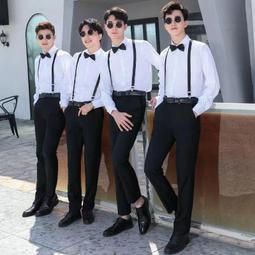 伴郎服兄弟裝團服套裝西式結婚禮服迎親合唱演出長袖襯衫男春夏季 歷史價格詳細信息