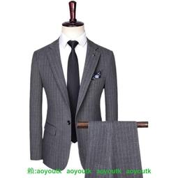 高檔男商務西裝結婚新郎伴郎修身禮服銀行銷售酒店職業裝西服套裝 歷史價格詳細信息