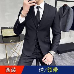 西服套裝男士韓版修身外套新郎結婚禮服商務職業單西正裝小西裝男 歷史價格詳細信息