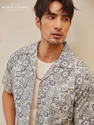 復古短袖襯衫 海邊度假風花襯衫 情侶襯衫  男女襯衫 短袖襯衣(PSL8862)【FIZZE】 歷史價格詳細信息