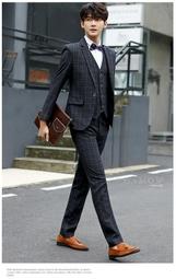 】小晚韓版西裝套裝 伴郎西裝 尾牙表演西裝 黑色修身西裝套裝 歷史價格詳細信息