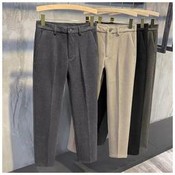 九牧王西褲男秋冬厚款中老年寬鬆商務休閒高腰免熨燙西裝長褲爸爸裝 歷史價格詳細信息