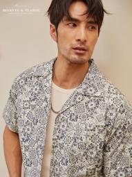 復古短袖襯衫 海邊度假風花襯衫 情侶襯衫  男女襯衫 短袖襯衣(PSL8862)【FIZZE】 歷史價格詳細信息