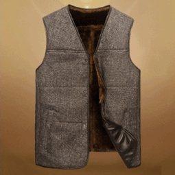 皮背心 皮馬甲-真綿羊皮商務紳士單排扣男外套65t3【獨家進口】【米蘭精品】 歷史價格詳細信息