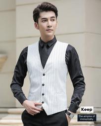【150】男士韓版時尚修身條紋大碼馬甲 歷史價格詳細信息