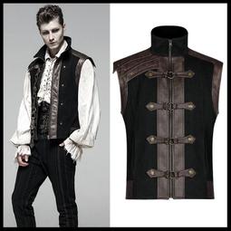 ＊MINI PUNK LOLO＊歐洲中古世紀-拿破崙戰爭皇權帝國攝政王暗紋蕾絲雕花排釦哥德背心(WT017)GOTHIC 歷史價格詳細信息