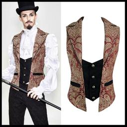 ＊MINI PUNK LOLO＊歐洲中古世紀-華麗優雅的貴族王子立體壓褶V領歌德襯衫GOTHIC(WY-1154) 歷史價格詳細信息