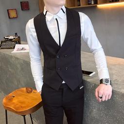 黑色雙排扣棉質梭織西裝小外套 花童 西裝外套 學院風 婚禮 橘魔法 男童 現貨 兒童【p0061195691844】 歷史價格詳細信息