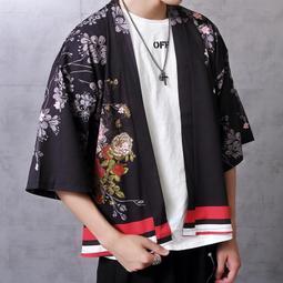 &Omega;衣枝獨袖&Omega;【310】和風日式浮世繪寬鬆開衫大碼男女和服外套 價格比較,價格查詢,歷史價格詳細信息