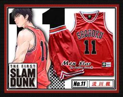[免運費] SLAM DUNK 灌籃高手 籃球套裝 (球衣+球褲) 灌籃高手衣服 灌籃高手球服 灌籃高手服飾 灌籃高手衣 歷史價格詳細信息