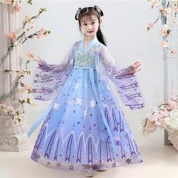 女童漢中國風超仙夏裝連女孩2022新款子古風兒童古裝夏季 歷史價格詳細信息