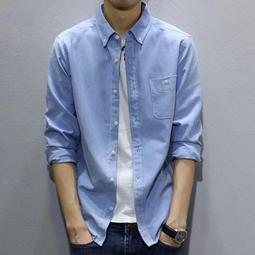 長袖襯衫男 M-5XL oversized 大碼男裝 商務休閒修身襯衫 男士職業襯衣 百搭工裝襯衫 男士百搭襯衫 歷史價格詳細信息