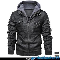 【100kg可穿】男士皮外 加絨加厚騎士外 大尺碼騎士皮夾克外 男防風外 機車外 PU皮 復古風立領外 歷史價格詳細信息