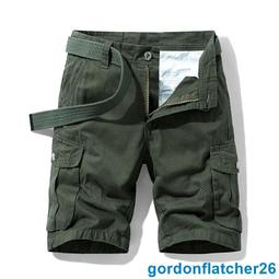 100%純棉工裝短褲男 五分短褲　休閒寬鬆大碼中褲 夏季薄款潮流馬褲 耐磨男大口袋工作短褲 寬鬆休閑短褲 歷史價格詳細信息