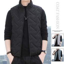 馬甲背心　男士鋪棉背心 秋冬季休閑羽絨背心外Tao 保暖坎肩 棉外Tao 時尚男背心 立領馬甲 無袖棉依 防風外Tao 歷史價格詳細信息