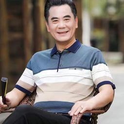 中老年衣服 爸爸衣服 爸爸裝 中老年男装 polo衫 男衣服 男polo衫短袖 真口袋夏裝 爸爸冰絲短袖上衣 父親節禮物-滿599免運 歷史價格詳細信息
