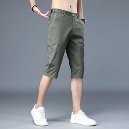 冰絲褲子男士夏季薄款七分短褲寬松外穿休閑運動潮流過膝八分馬褲 歷史價格詳細信息