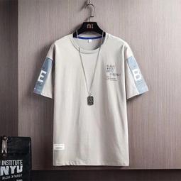 夏季新款男女情侶同款短袖T恤寬鬆2024純棉印花ins短袖 歷史價格詳細信息