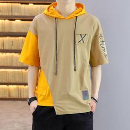 2024潮牌男裝夏季新款輕奢時尚高級休閒上衣男士絲光棉圓領青年短袖印花t恤緊身短袖衫 歷史價格詳細信息