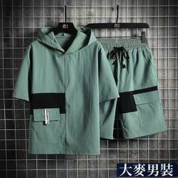 夏季棉彈力t恤褲子套裝學生男女短袖體恤軍訓軍迷水兵舞迷彩工服 歷史價格詳細信息