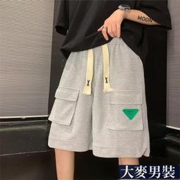 短褲男夏季寬松工裝薄款日系迷彩中褲七分潮ins外穿休閑五分褲子 歷史價格詳細信息