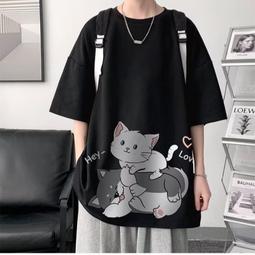 (M-8XL 碼)男士 T 恤棉套頭衫超大短袖加大碼 T 恤香港 T 恤卡通兔子印花 T 恤超大半袖青年 T 恤男女皆宜【滿299元發貨】 歷史價格詳細信息