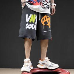 夏季休閑短褲男士寬松薄款潮流冰絲日系中褲外穿西褲潮牌五分褲子 歷史價格詳細信息